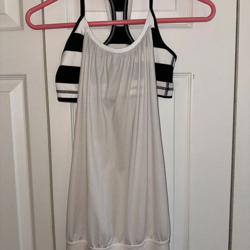 lululemon no limits tank White / Straightup Stripe Black White / Black